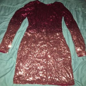 Short sequined dress
